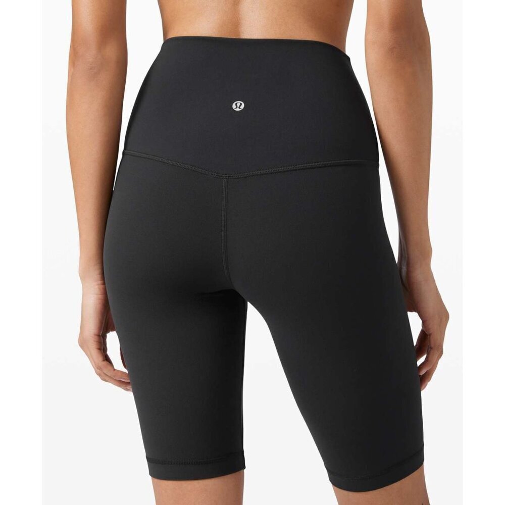 Lululemon Align Super High Rise Bike Shorts *10" Black - 47299 - Picture 12 of 12